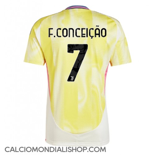 Maglie da calcio Juventus Francisco Conceicao #7 Seconda Maglia 2024-25 Manica Corta